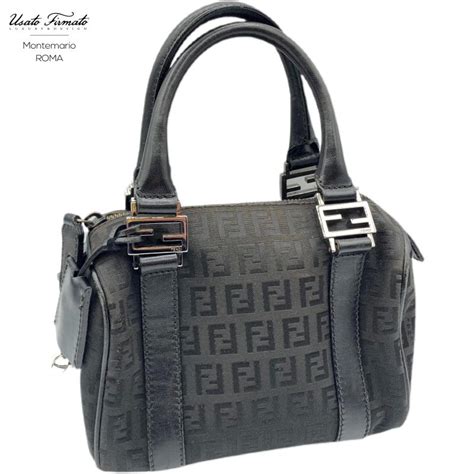 borsa fendi shopper nera|pochette donna fendi.